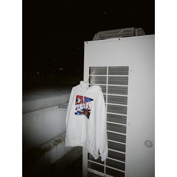 【通販限定】家入レオ　「PIZZA8」フーディ(ホワイト)