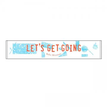 水谷果穂　「Let's Get Going」マフラータオル