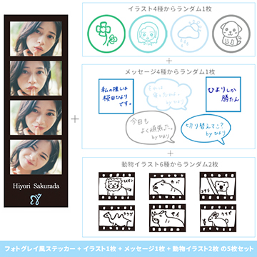 桜田ひより　FE2023 ステッカーセット